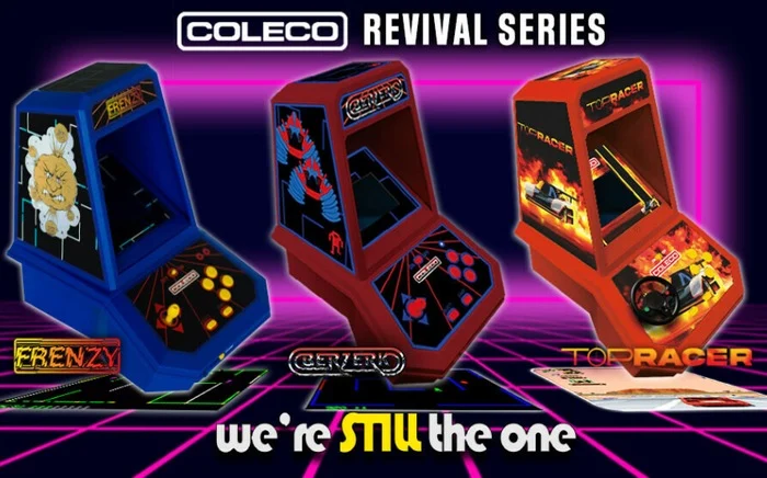 Coleco Revival mini arcade machines