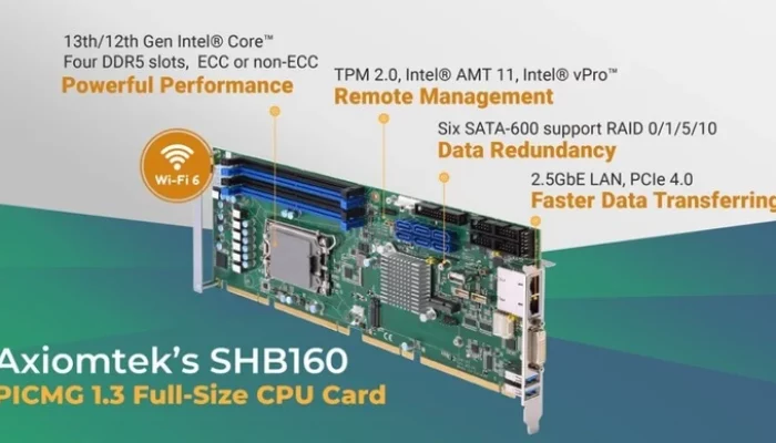 Axiomtek SHB160 PICMG 1.3 Single Board Computer Card (SBC).