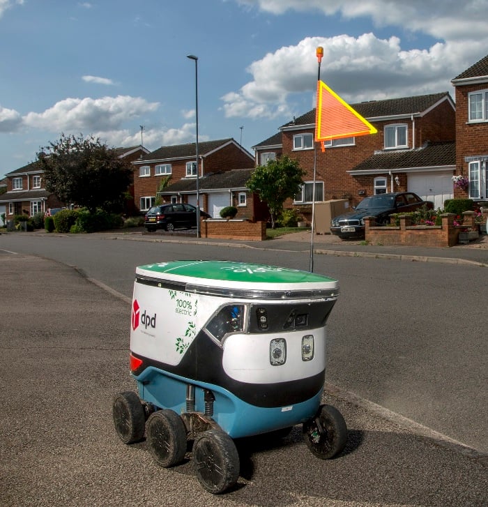 DPD begins delivering robots in the UK