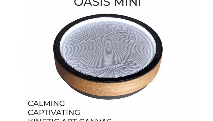 Oasis Mini Desktop Kinetic Sand Art helps relieve stress and more