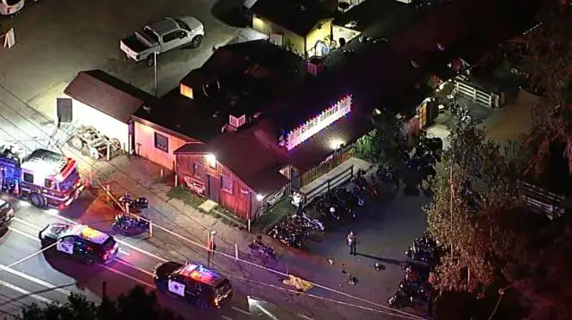 3 killed and 6 injured in a mass shooting at a historic biker pub in California; the suspect also dead.