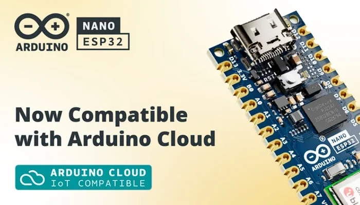 Arduino Nano ESP32 board support added to Arduino Cloud