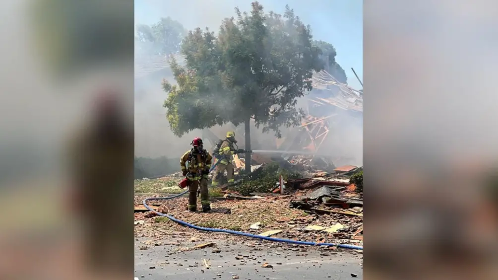 Apparent Explosion, California House Destroyed, Others Damaged