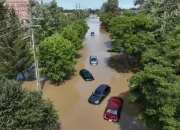 Tunnels leading to Detroit Airport Flood, Forcing Ohio and Las Vegas Water Rescues.