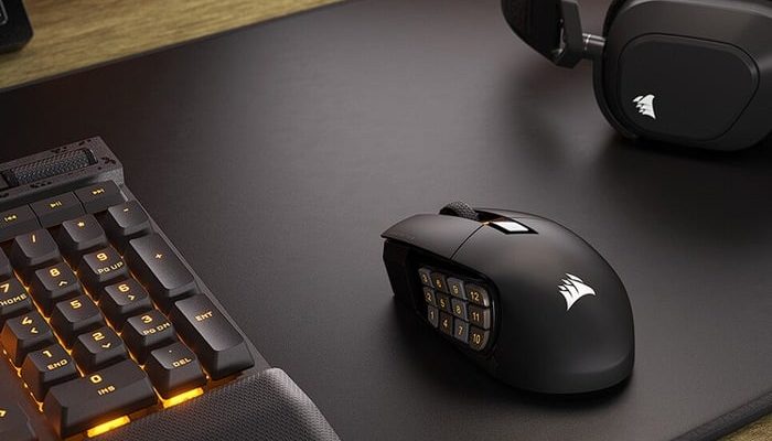 CORSAIR Scimitar Elite wireless 16 button MMO gaming mouse