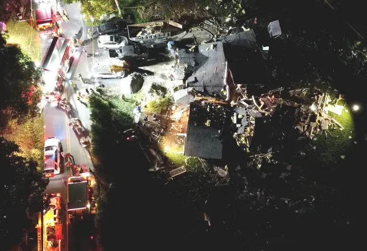 Five people hospitalized after a house explosion in New Jersey.