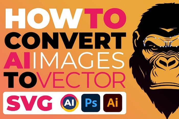 How to convert AI images into vector graphics and cut files