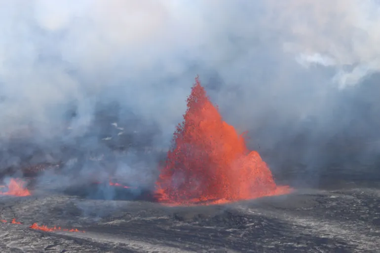 The Kilauea volcano in Hawaii has erupted three times this year.