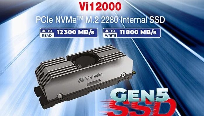 Verbatim Vi7000G 12 GB/s PCIe 5.0 SSD showcased at IFA 2023