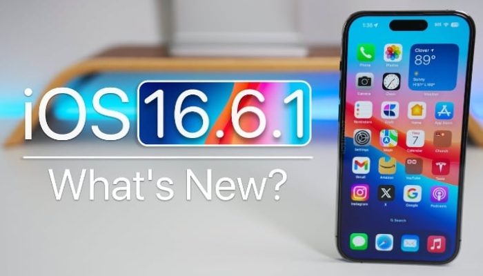 Apple releases iOS 16.6.1 and iPadOS 16.6.1 (Video)