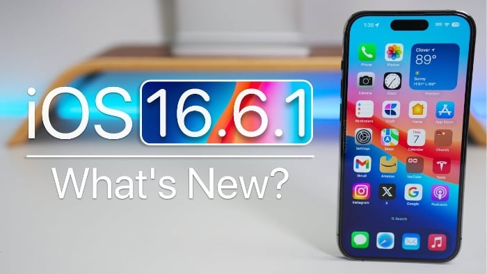 Apple releases iOS 16.6.1 and iPadOS 16.6.1 (Video)