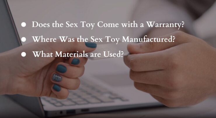 Before Making a Purchase of a sex toy