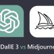 20 DallE 3 vs Midjourney prompt comparisons