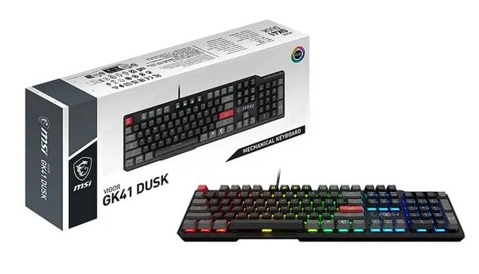 MSI VIGOR GK41 Kailh Red mechanical gaming keyboard