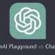 OpenAI Playground vs ChatGPT results compared