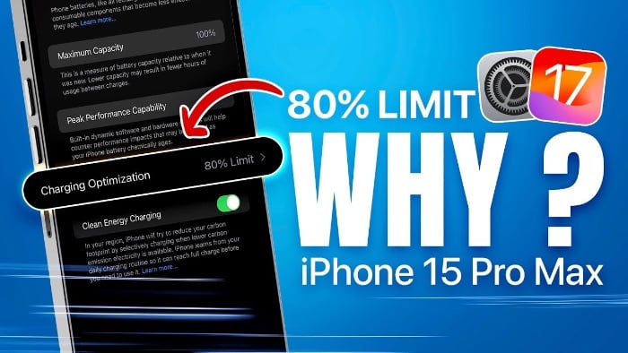 iPhone 15 and 15 Pro 80 percent battery charging explained