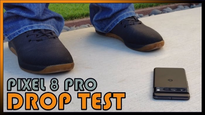 Google Pixel 8 Pro drop test (Video)