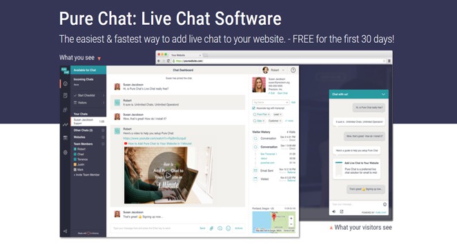 Pure Chat Live Chat Software