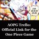 AOPG Trello: Official Link for the One Piece Game