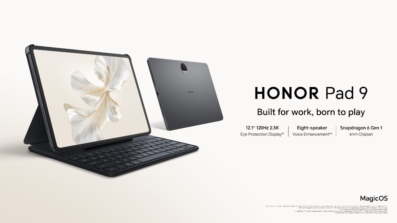 Honor Pad 9 12.1 inch Android tablet launched