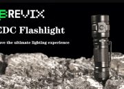 Brevix Aluminum USB-C rechargeable EDC flashlight