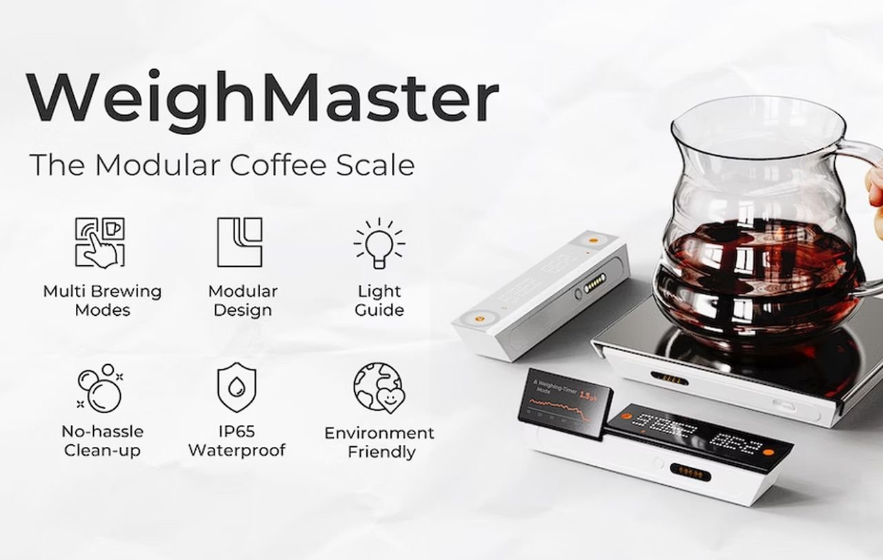 Modular coffee scales for the perfect brew 