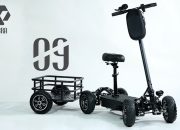 4 Wheel rugged electric scooter with 45km range