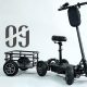 4 Wheel rugged electric scooter with 45km range