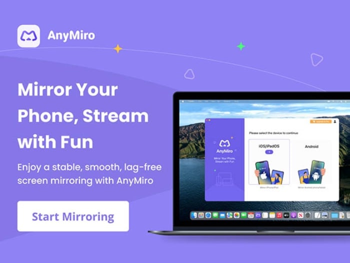 Deals: iMobie AnyMiro Pro Lifetime Subscription, save 66%