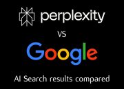 Perplexity vs Google AI search results compared