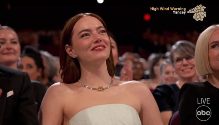 Oscars fans convinced Emma Stone called Jimmy Kimmel expletive after dig