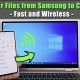 How to Transfer Files Wirelessley from Samsung Galaxy Phones