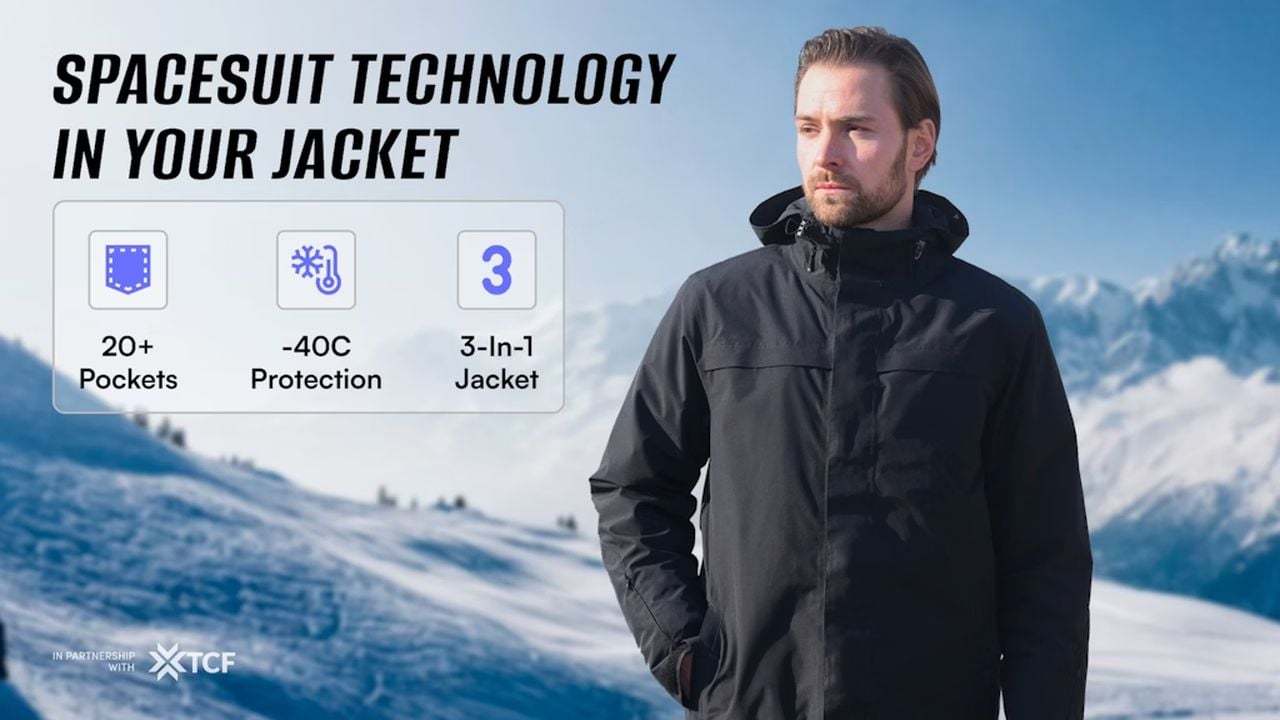 SpacePeak Aerogel dual layer insulated jacket - TechMehow