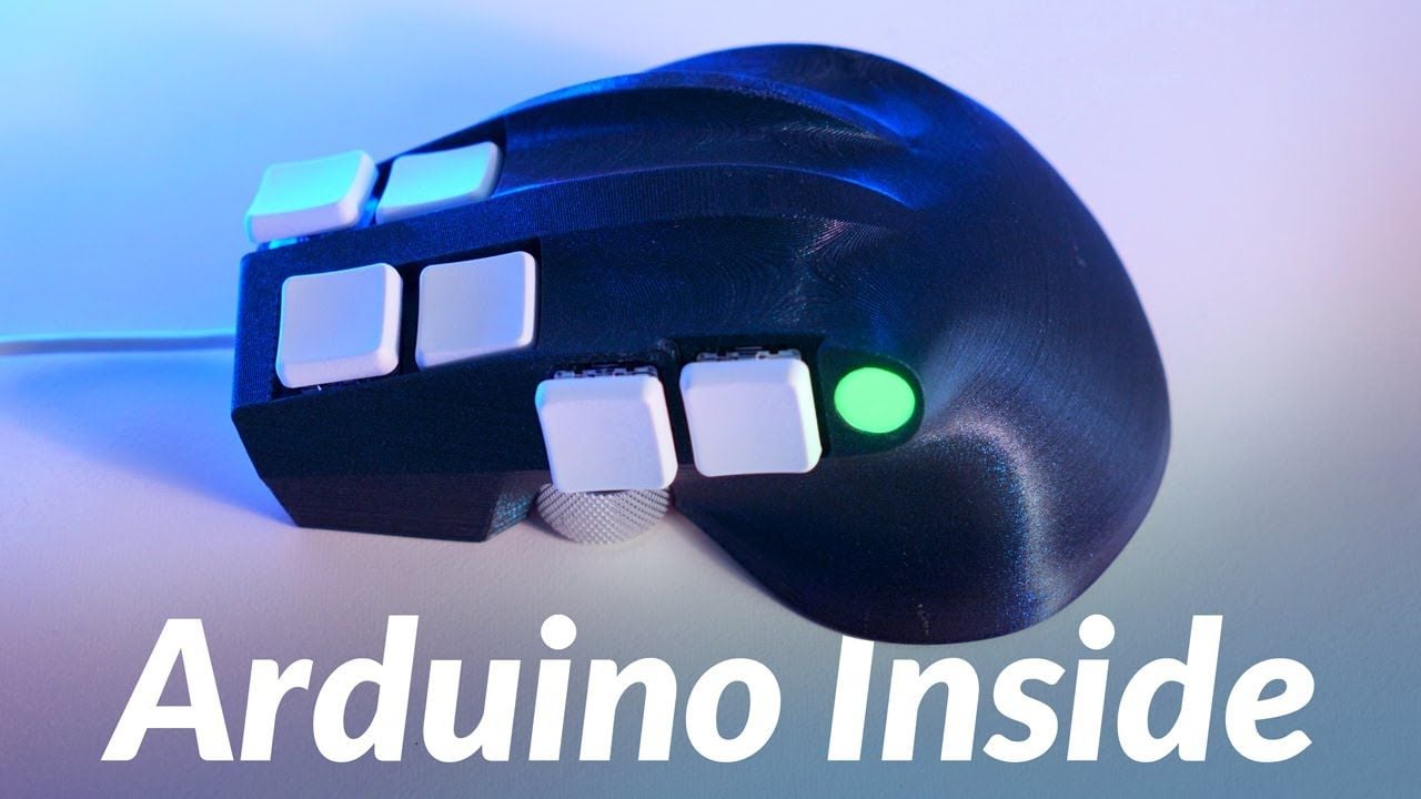 DIY Arduino PC mouse made from scratch