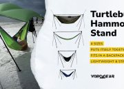 Turtlebug quick pitch travel hammock stand